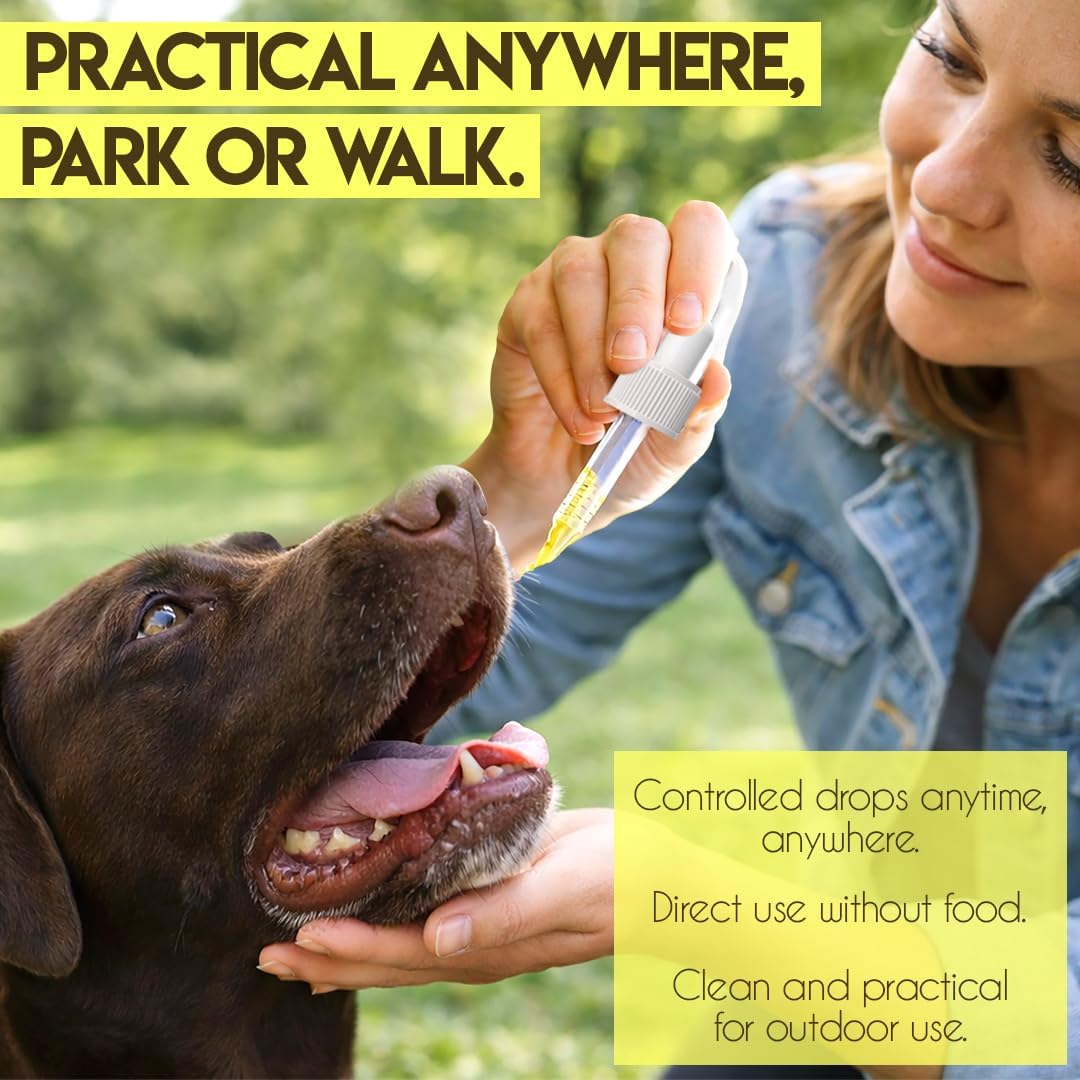 Aura Pets Advanced Vision Formula for Dogs, Bilberry Extract + Lutein + Zeaxanthin, Supports Clear Vision & Helps Support Eye Clarity in Dogs with Cloudy-Looking Eyes, 50ml (1.69 fl oz)