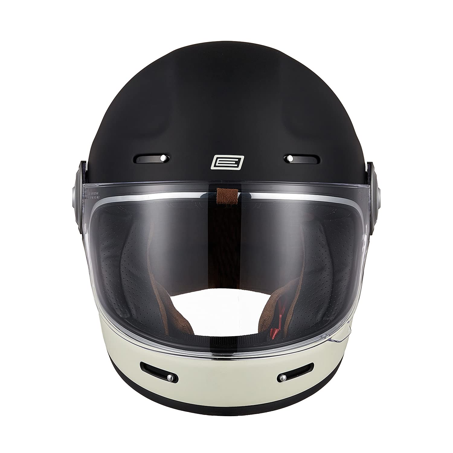 ORIGINE Full Face Integral Motorradhelm Vintage Retro Style Fiberglas Crash Helm ECE