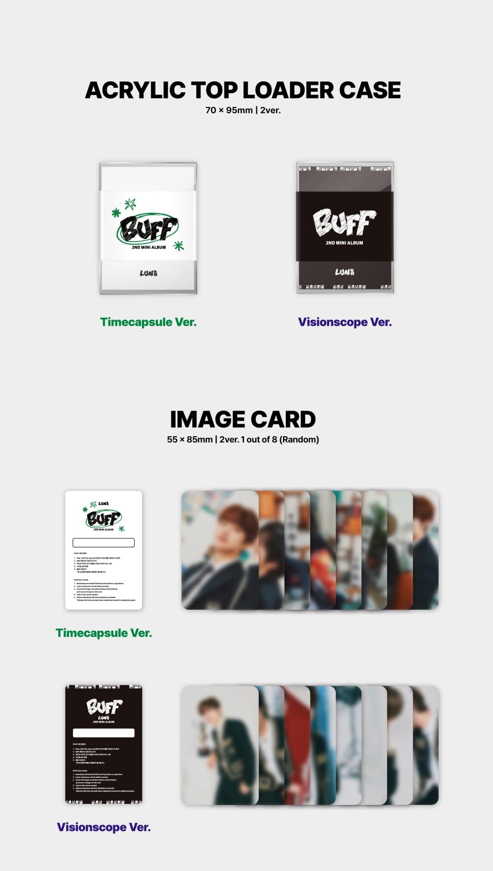 Dreamus LUN8-2nd Mini Album Buff [PLVE] (Visionscope ver.)
