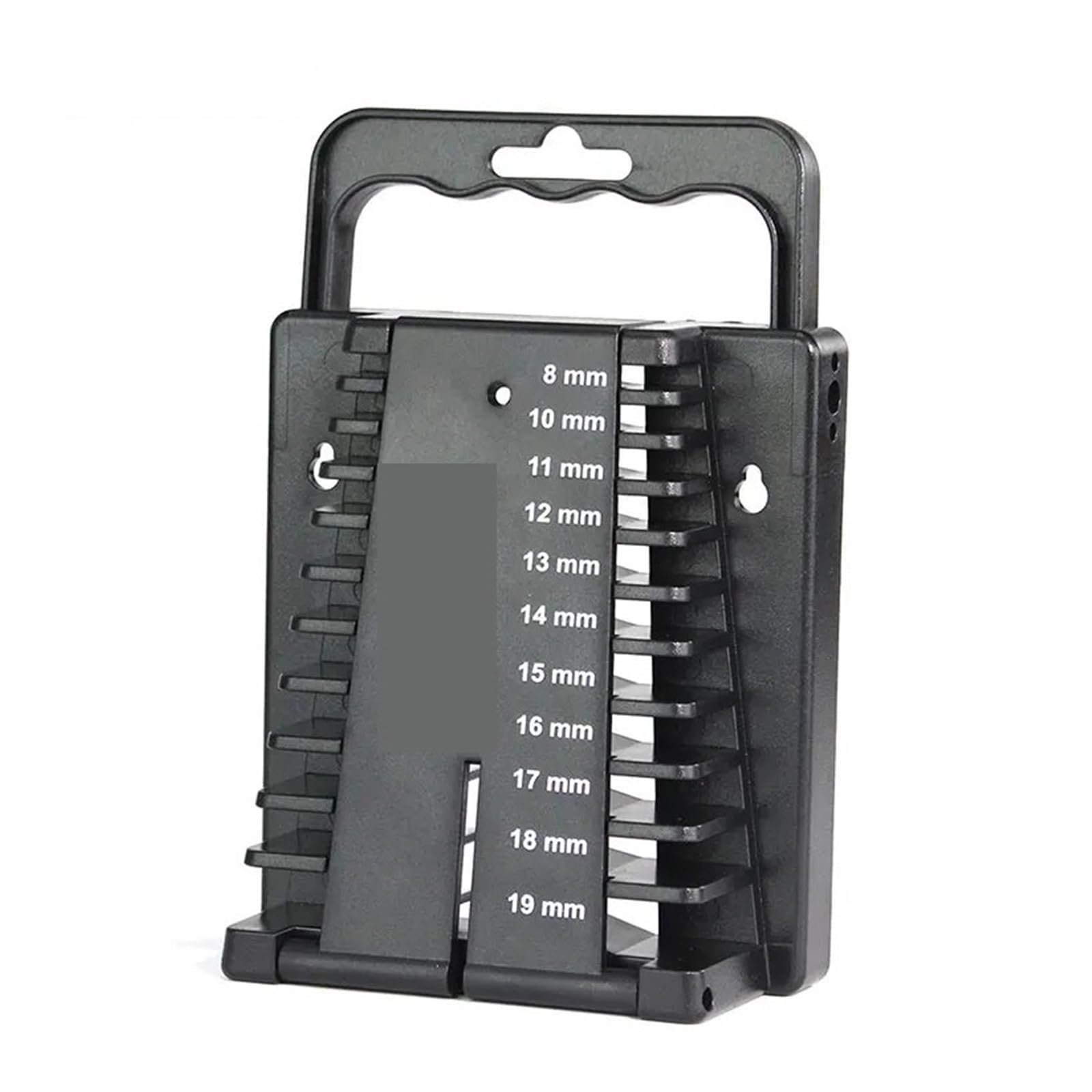 11 Pezzi Chiavi Inglesi Rack di Stoccaggio Set Chiave A Cricchetto 8-19mm Set di Strumenti for La Riparazione Del'auto Doppio Scopo Torx Efficiente E Pratico