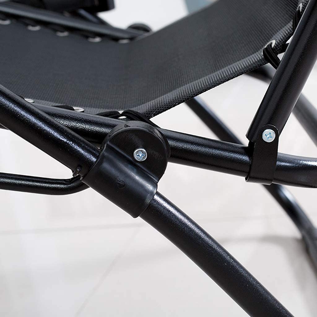 Sedia per il tempo libero per la casa Lettino pieghevole Sedie reclinabili Sedia per il tempo libero da spiaggia per patio Giardino Campeggio Capacità gambe quadrate in acciaio all'aperto needed