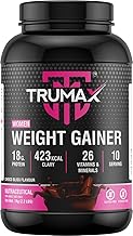 Trumax Weight Gainer for Women 1 kg, 18gm High Protein Powder with 26 Minerals & Vitamins | Shatavari, Ashwagandha & Whey Protein | Chocolate Flavor Boosts Appetite, Energy & Stamina
