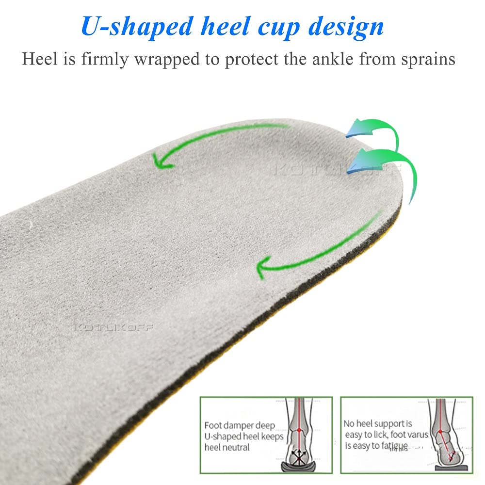 Shoe Inserts Pad Soft Sport Insoles Memory Foam Breathable Outdoor Running Silicone Gel Cushion Orthopedic Insoles EU 35-47 Size (Size : XL EU 44-47)