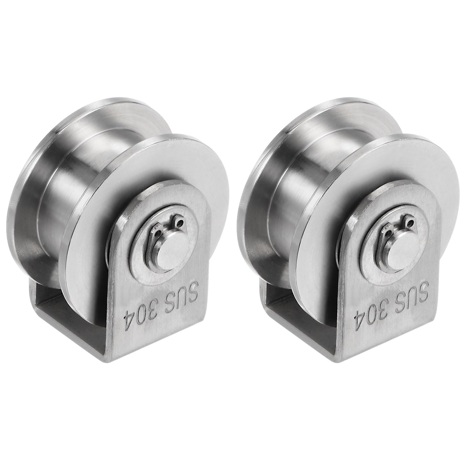 Seilrolle Umlenk - Laufrolle 40mm Stahl, für 6 mm Seil, Kugellager 608 ZZ, M8