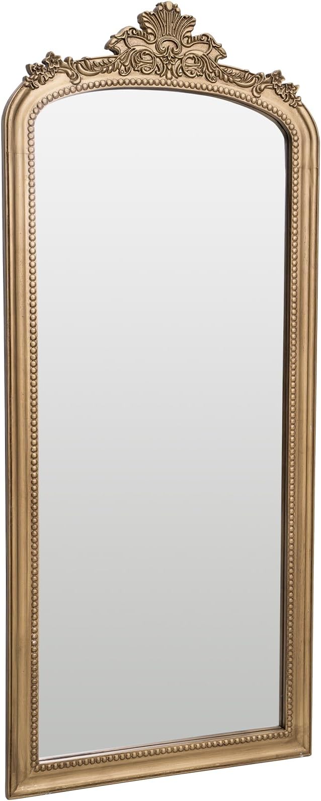 Amazon.com: PILIHOME Vintage Gold Floor Mirror Floor Leaning, Antique ...