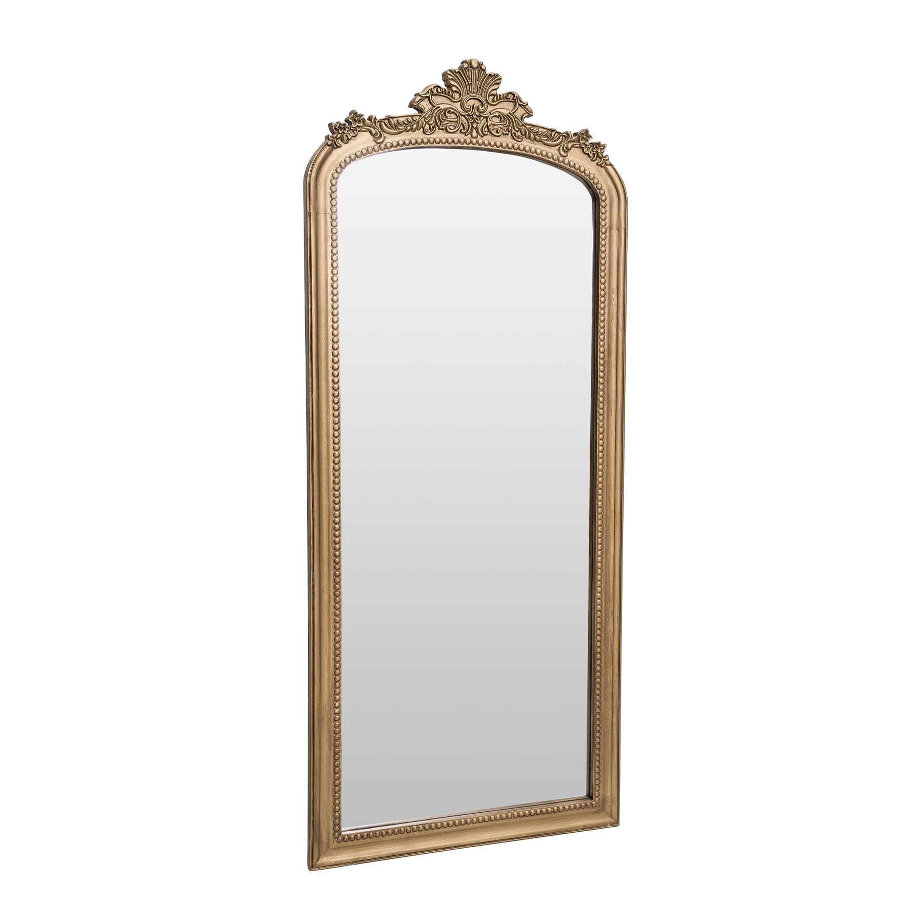 Photo 1 of PILIHOME Vintage Gold Floor Mirror - 65x25 inch