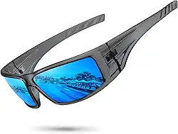 Óculos de sol esportivos polarizados para homens Ofwin, armação inquebrável, proteção UV, dirigir, ciclismo, pesca, óculos de sol