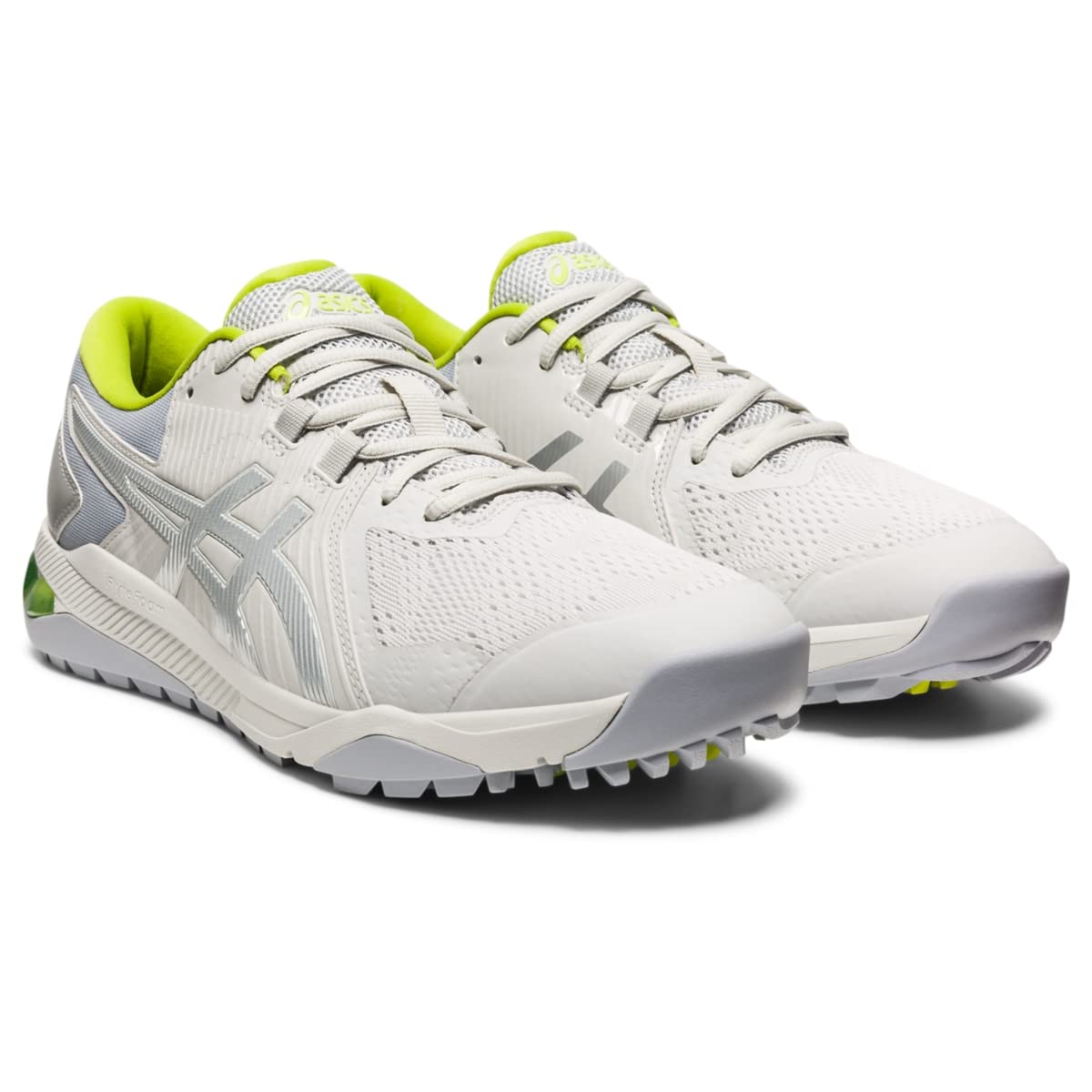 ASICS Men's Gel-Course Glide Golf Shoes, 9, Glacier Grey/NEON Lime