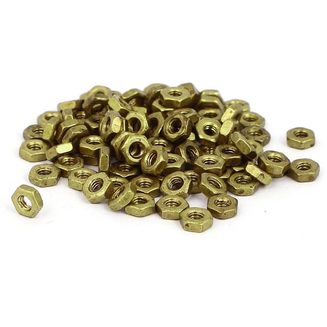 TA-VIGOR 100Pcs Hex Nuts, M2 Self Locking Nuts