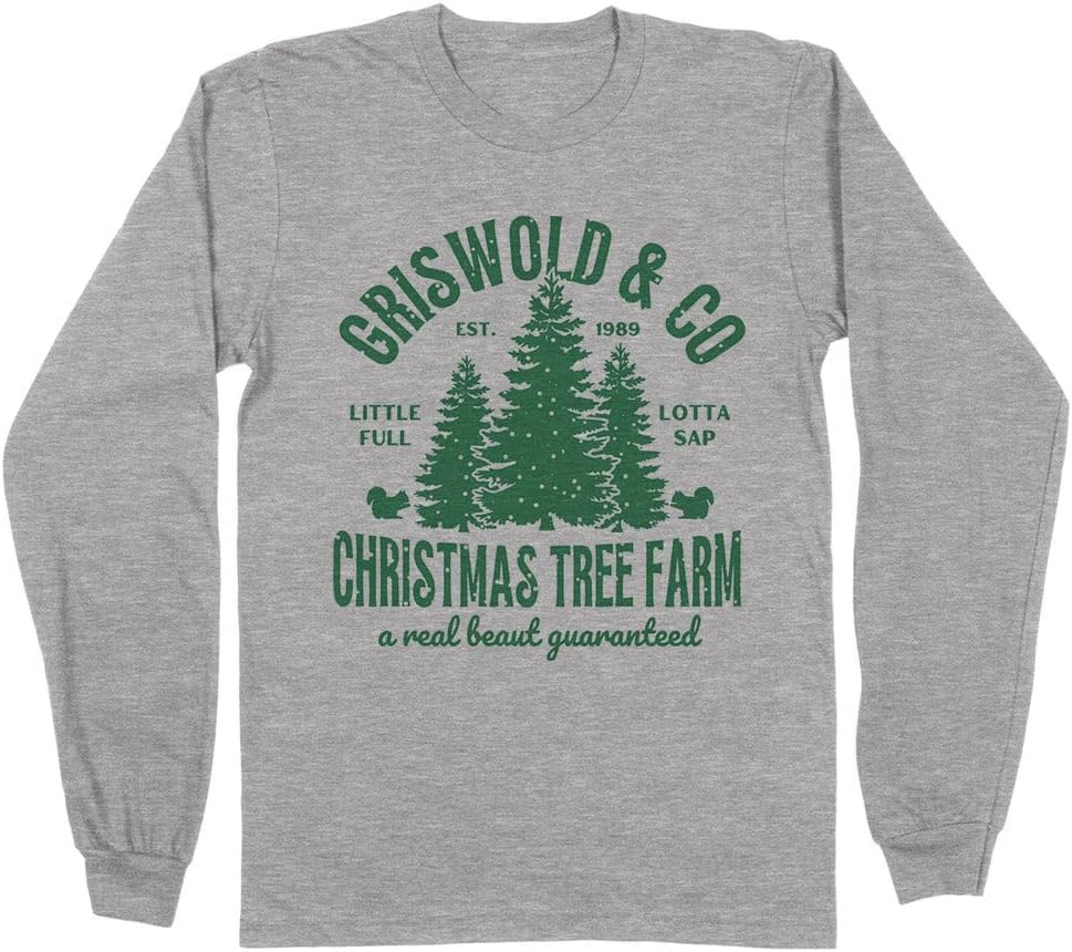 Griswold and Co Christmas Trees Long Sleeve Shirt Unisex