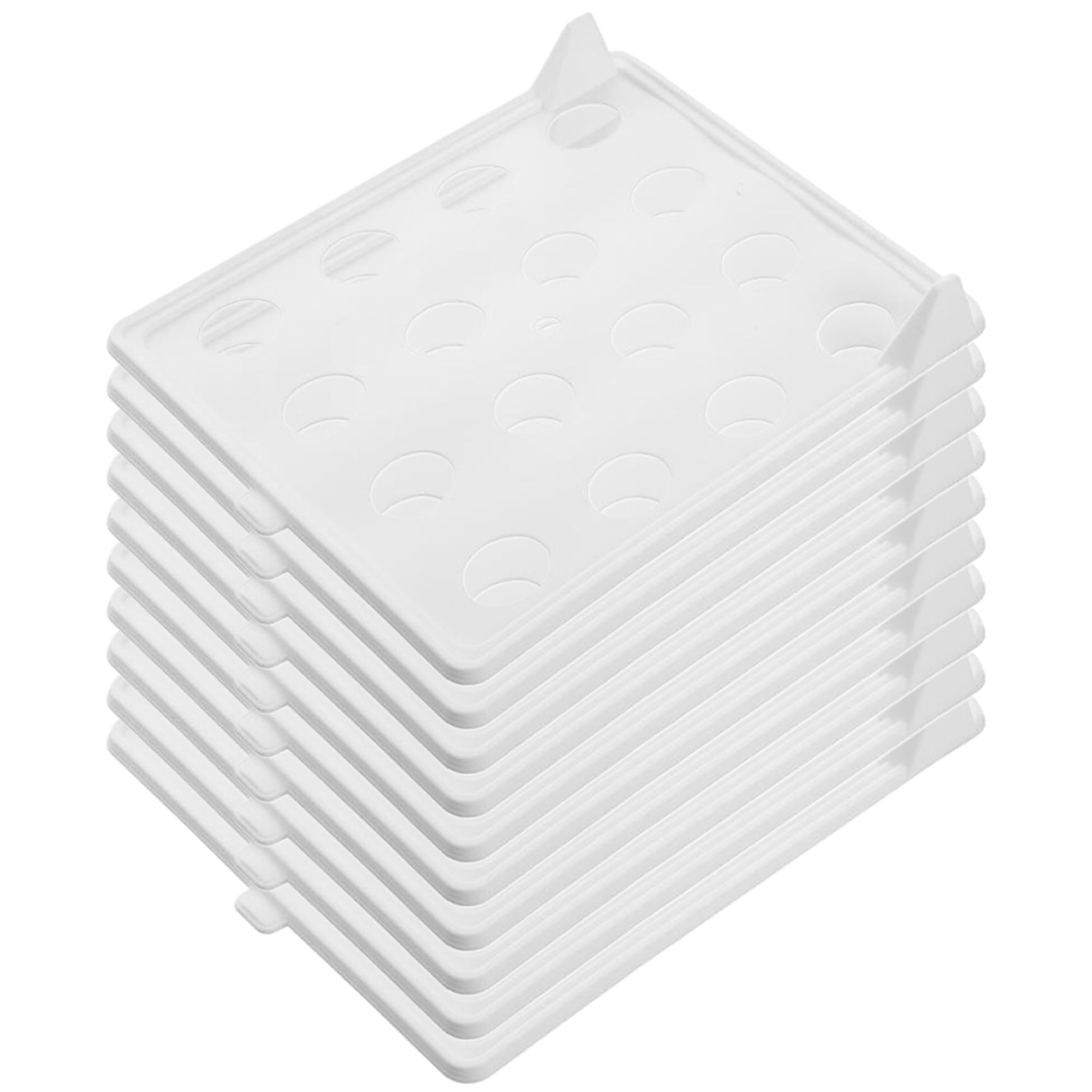 Tableros para carpetas de camisas de 12.6x10.2 pulgadas organizador apilable de plastico de 10 piezas