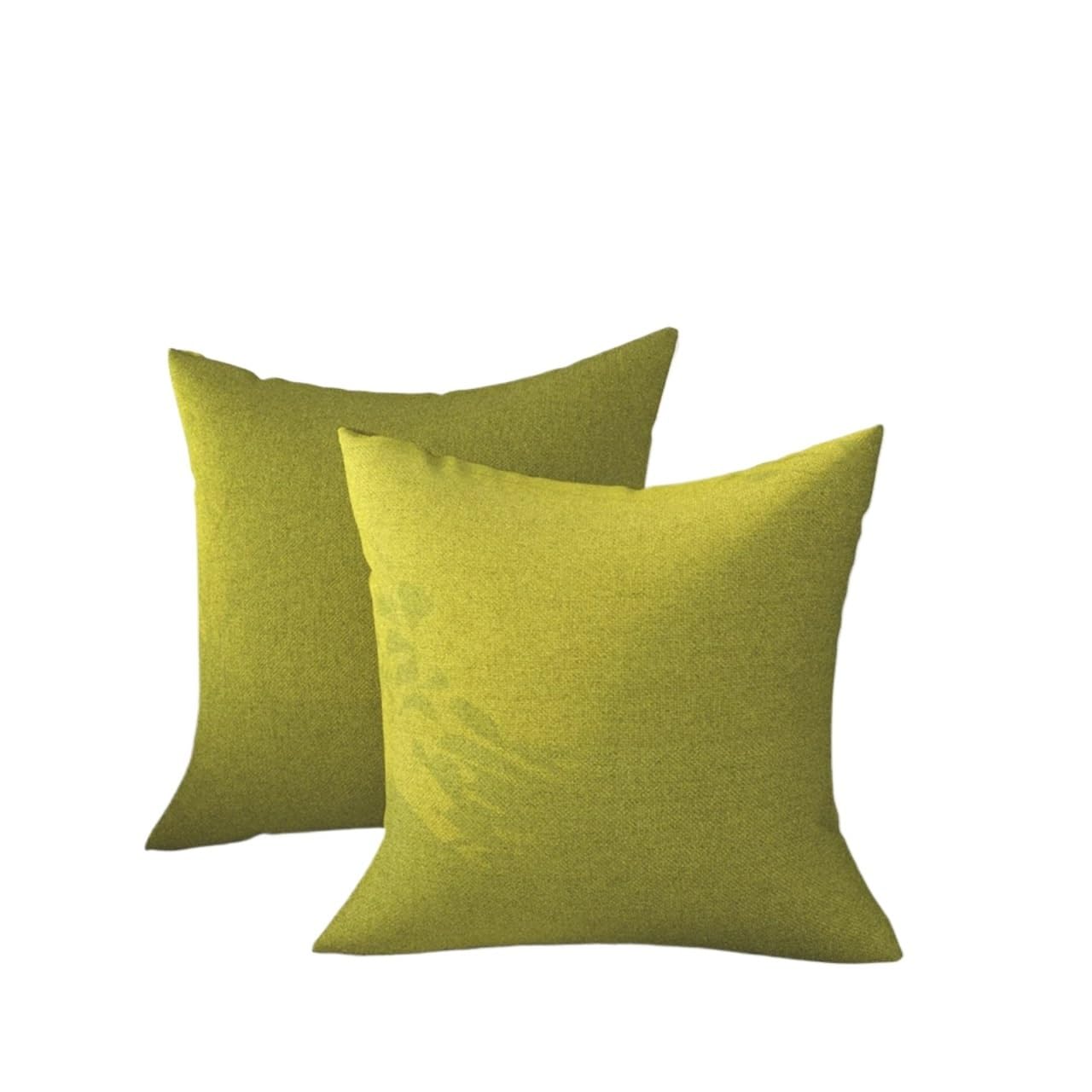 Housse de coussin carrée solide en chenille haut de gamme 55x55cm pour assise de fauteuil chic