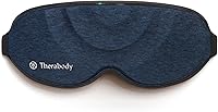 Therabody Sleep Mask: 100% Blackout Eye Mask with Gentle Vibration Massager for Deeper Sleep & Stress Relief
