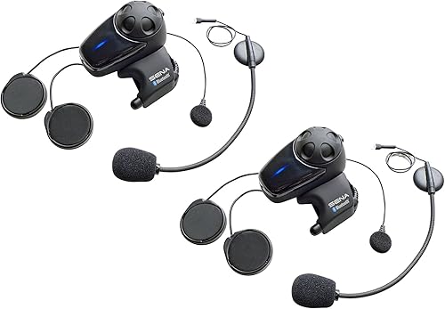 Miniatura 10 de Sena SMH10D-10 - Auriculares Bluetooth para motocicleta, intercomunicador (dual), color negro