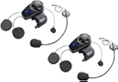 SMH10D-11 Motorcycle Bluetooth Headset/Intercom Communication System with Universal Microphone Kit (Dual)