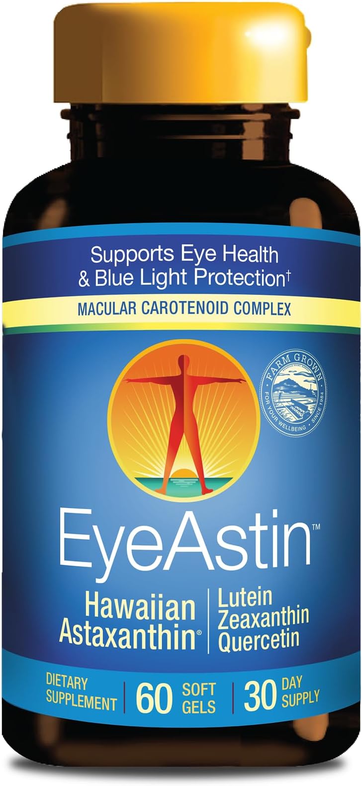Nutrex Hawaii MD Formulas EyeAstin, 60-v-gels Bottle