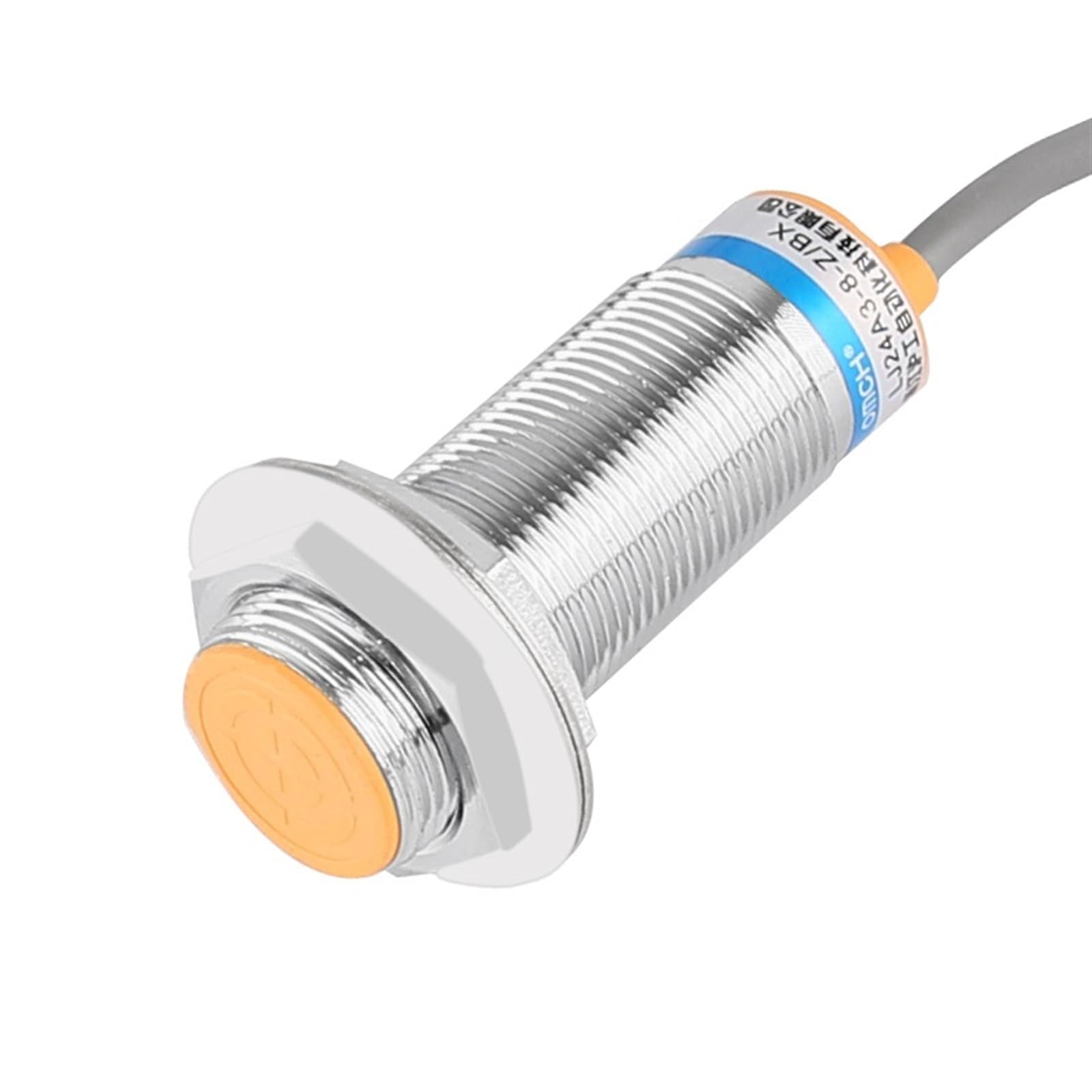 ZXAOMMBEA M24 Cylinder Inductive Proximity Switch pnp nc Sensor inductive AC90-250V 8mm DC6~36V(LJ24A3-8-Z-BX)