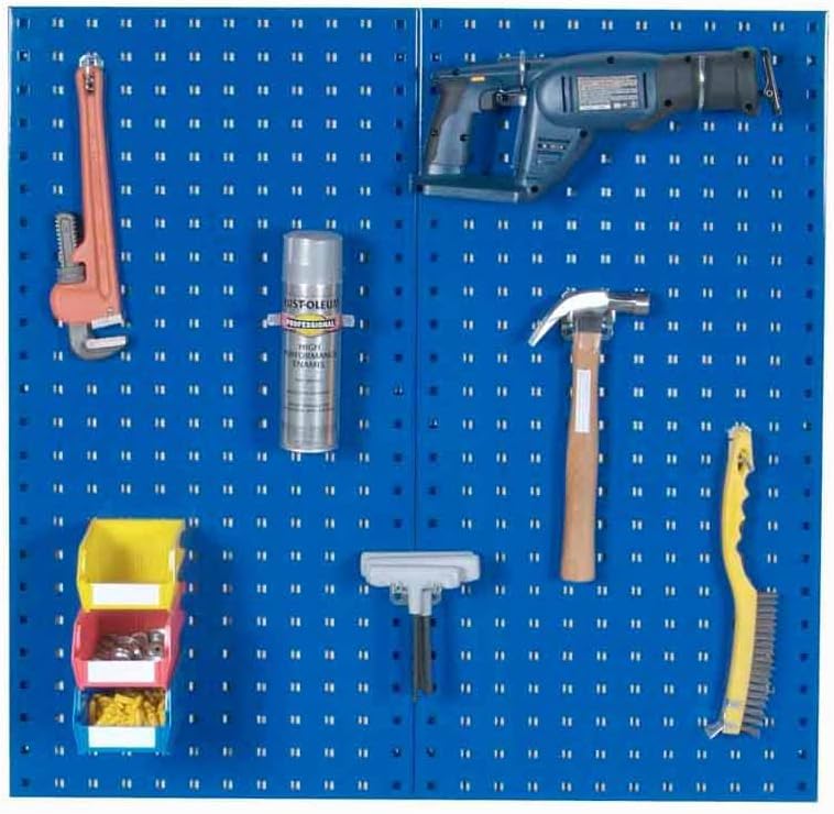 Triton Products LB18-W LocBoard 18x36x9/16-Inch Pegboards, White, 2-Pack