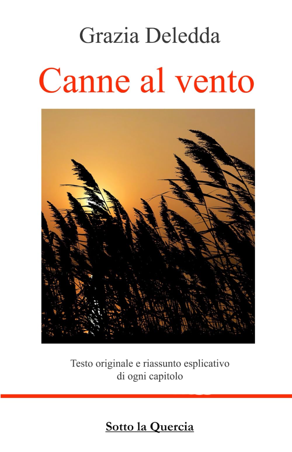 Canne al vento: Introduzione all'opera, biografia, riassunto esplicativo di ogni capitolo, (annotato)