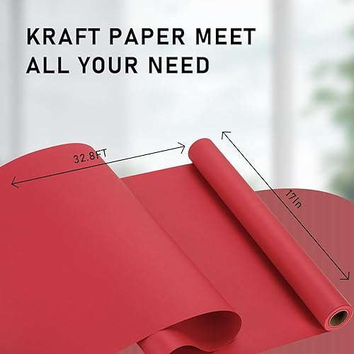 Miniatura 10 de MAYPLUSS Rollo de papel kraft negro  Rollo jumbo  30 pulgadas x 32.8 pies cuadrados (81.8 pies cuadrados) papel reciclable perfecto para envolver