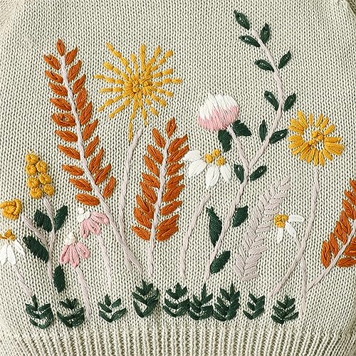 Lamgool Infant Baby Pullover Sweater Knitted Button Down Toddler Kids Sweatshirt for Spring4