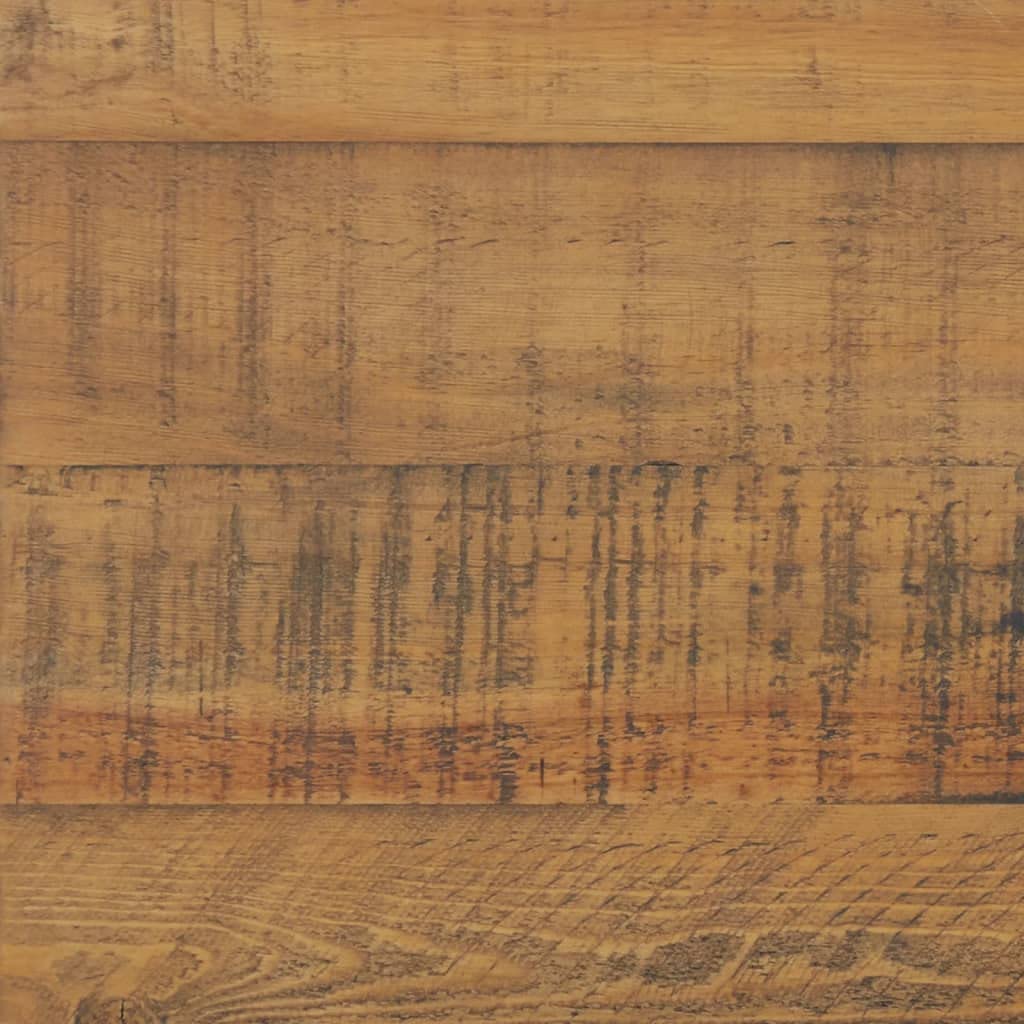 Aparador marrón 75 x 35 x 70 cm, madera maciza de pino reciclado, con 2 compartimentos, espacio de almacenamiento para salón, pasillo, oficina, armario de buffet versátil en aspecto vintage