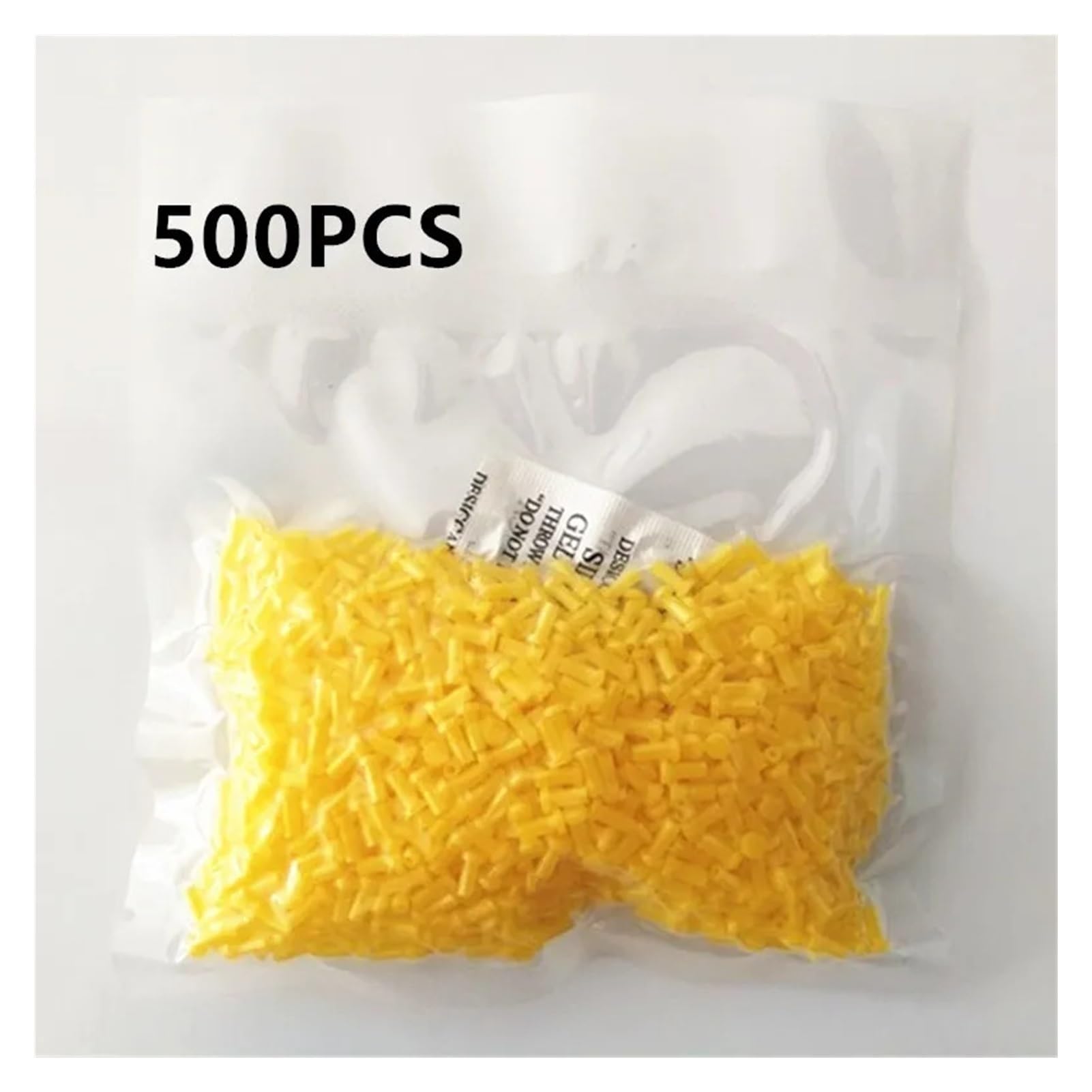 500 tapones antipolvo para conector LC de fibra óptica, de cerámica, 1,25 mm (amarillo)