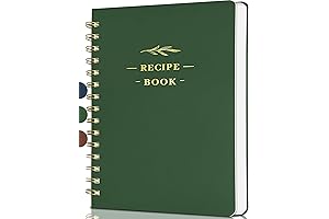 Perfect Blank Recipe Book to Write Your Own Recipes