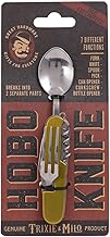 Trixie & Milo Hobo Knife - Camping Utensils, Camping Accessories, Camping Knife Sets, Travel Utensil Set, Travel Utensils Set, Camping Utensil Set, Camping Silverware, 7 in 1 Camp Knife