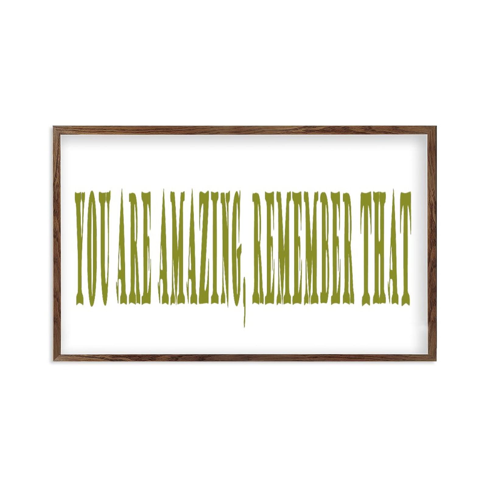 Décoration murale moderne en bois durable cadre rustique avec message gravé - 5