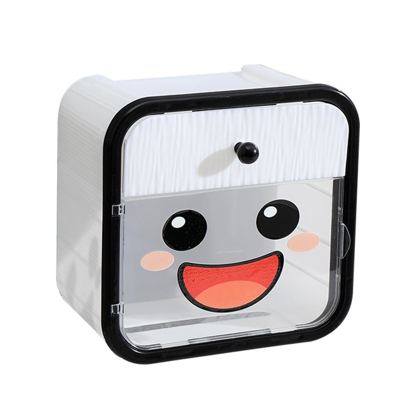 Glifora Toilet Paper Holder, Plastic Waterproof Tissue Paper Dispenser with Drawer and Shelf - Wall-Mounted Tissue Box for Home and Bathroom