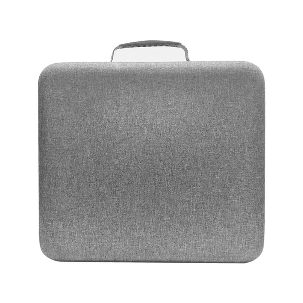 Funda de Transporte para PS5 Pro, Bolsa Protectora de Viaje rígida Apta la Consola para Playstation 5 Pro, mandos y Discos (Gris)