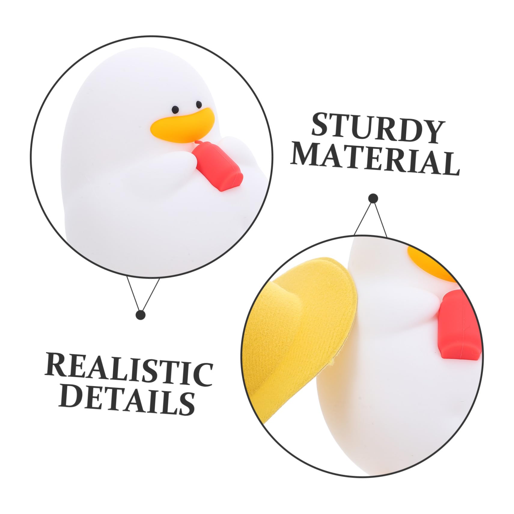 Lampada Papera in Silicone Morbido LED Cartoon Portatile per Cameretta Ragazzo Ragazza Luce Calda con Controllo per Allattamento e Decorazione Scrivania