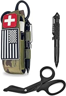 Upgrade 1000D Laser Cut Molle Tourniquet Holder, Heavy Duty Tactical Molle Tourniquet Pouch Holder