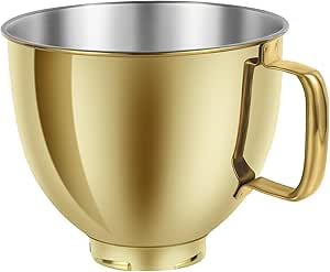 Amazon.com: 5 QT Stainless Steel Mixer Bowl Compatible with KitchenAid ...