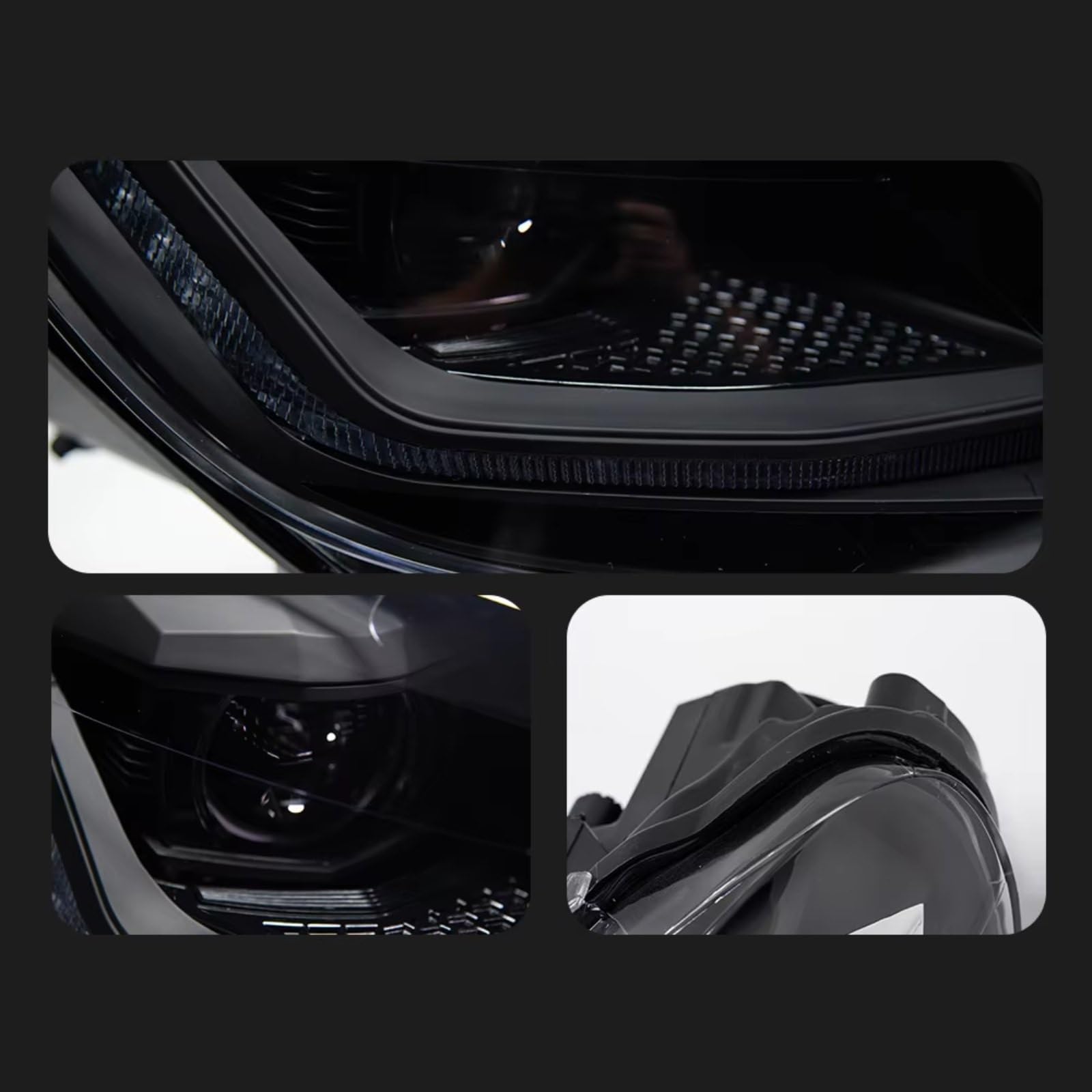 Fari Anteriori Auto Per Per Golf6 Per Golf 6 MK6 Fari 2009-2012 R20 Per GTI Fari Per DRL Proiettore Lente Luci Auto Luci Fendinebbia(Sliver,RHD)