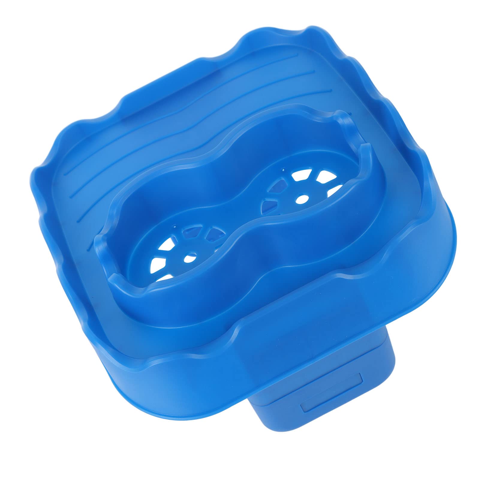 Bandeja antideslizante para piscinas y bañeras de spa, bandeja versátil azul con diseño estable, perfecta para uso en exteriores e interiores