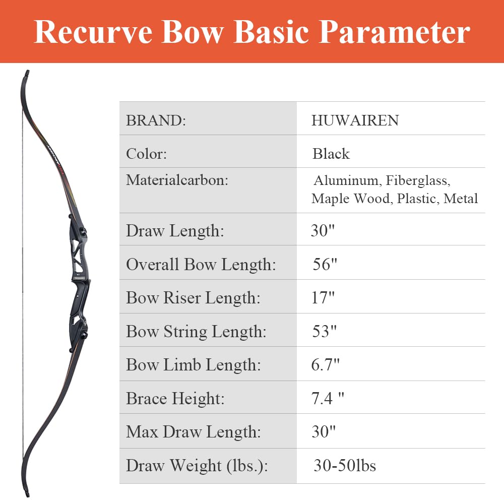 October Mountain Products Smoky Mountain Hunter 62 in. Recurve (RH - 55 lbs.)