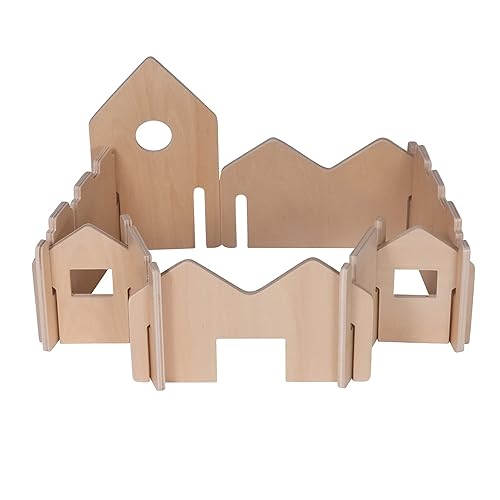 Miniatura 7 de THE FRECKLED FROG - FF410 The Freckled Frog Happy Architect - Natural - Juego de 28 - A partir de 2 años - Bloques de construcción de madera para