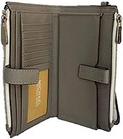 Vista 3 de Michael Kors - Cartera de viaje con doble cremallera de PVC M Blanco brillante