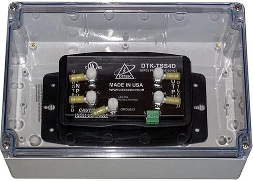 Miniatura 2 de DITEK DTK-TSS4D 120 VCA SINGLE, 20 AMPS MAX CORRIENTE CONTINUA, 50000 AMPES CLASIFICACIÓN DE CORRIENTE DE AUTORIZACIÓN, 50-60 HZ, SERIE 54 KA, LED