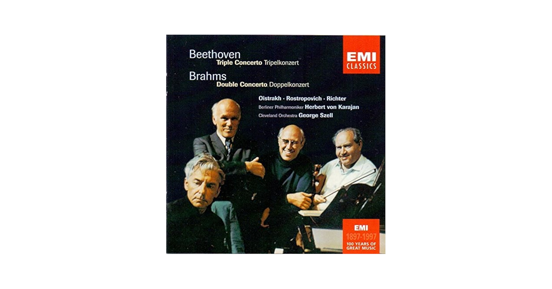 Ludwig van Beethoven, Johannes Brahms, Sviatoslav Richter