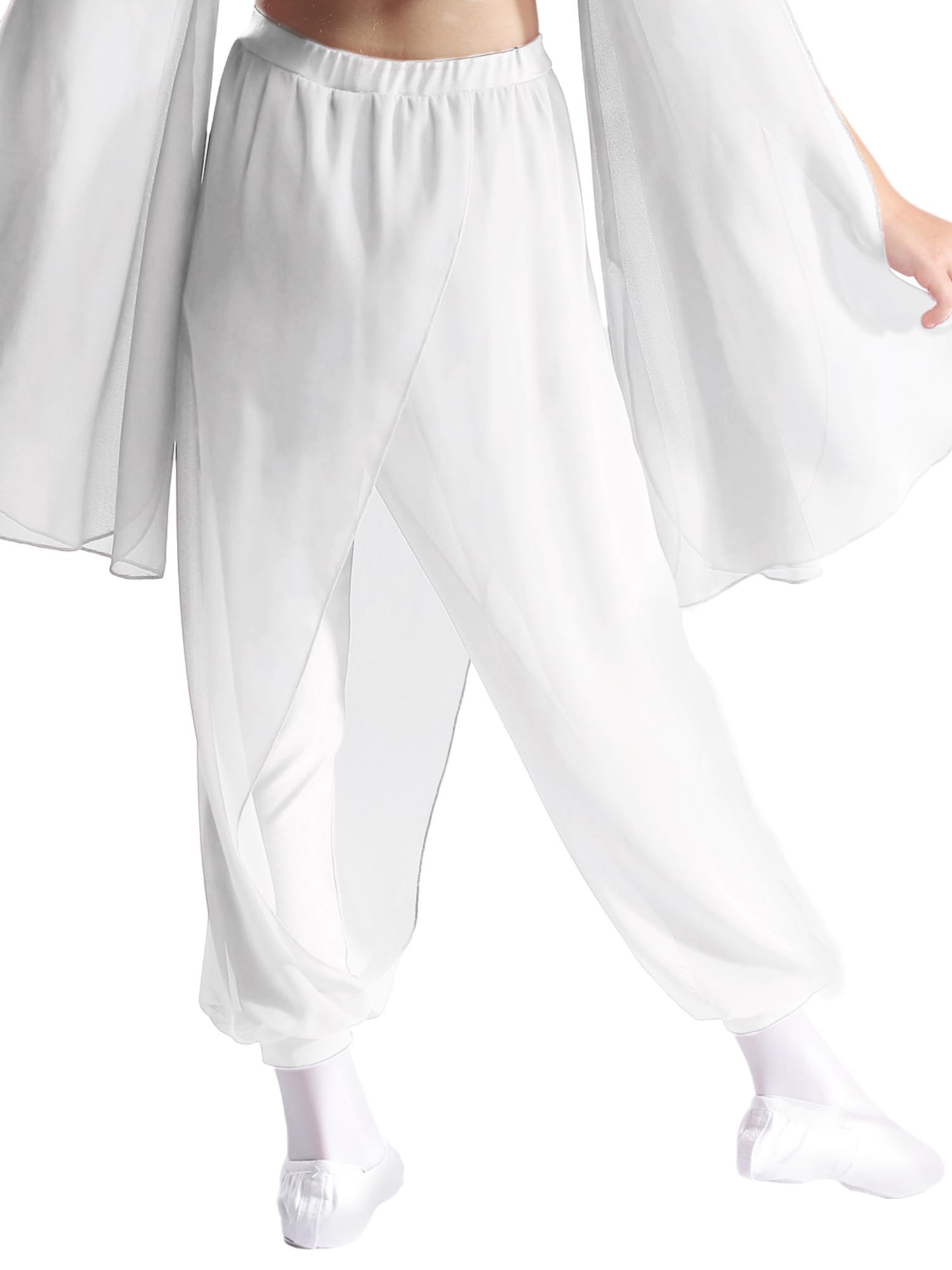 Kind Mädchen Hose Zeitgenössischer Tanz Modern Klassisch Sarouel Hose Bauchtanz Orientalisch