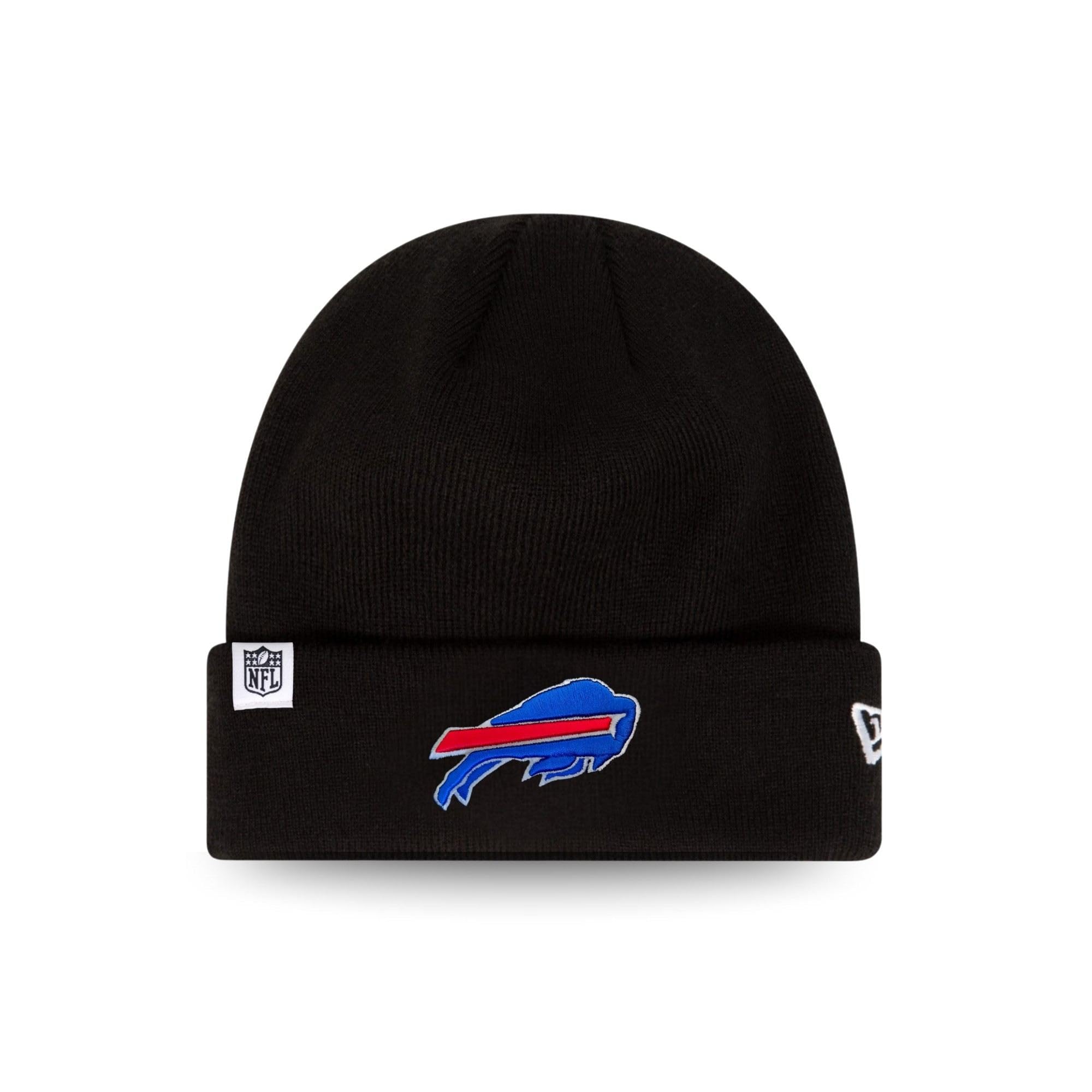 New Era Buffalo Bills Loop Label Knit Beanie NFL Cap Black