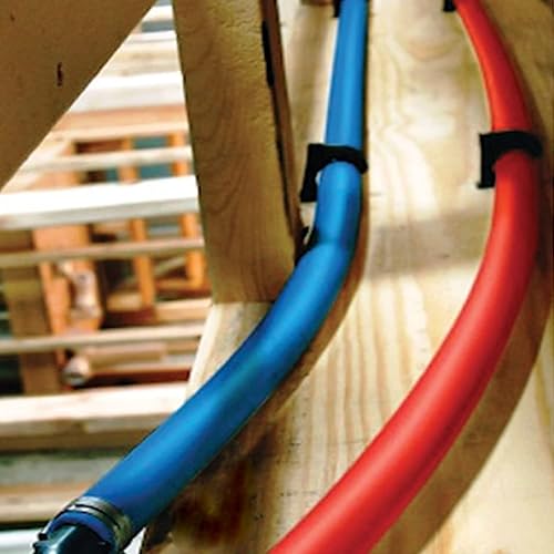 Miniatura 4 de SWZHAI - 80 piezas de gancho en J de media abrazadera negro con clavo, abrazaderas Pex de 0.984in1 pulgada en clips de cable Ethernet, clips de