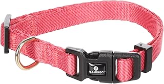 Flamingo Noekie Pink Collar - XS | 20-35 cm x 10 mm x 1 mm, Durable, Stylish and Elegant - For Small Dogs! product image