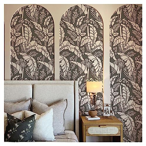 Image of Kayra Decor Papua Palm Tree Wall Stencils for Wall Painting - Pack of 1, Sheet Size 24 x 36 inch /Design for Wall Painting 22 x 34 inch - Large