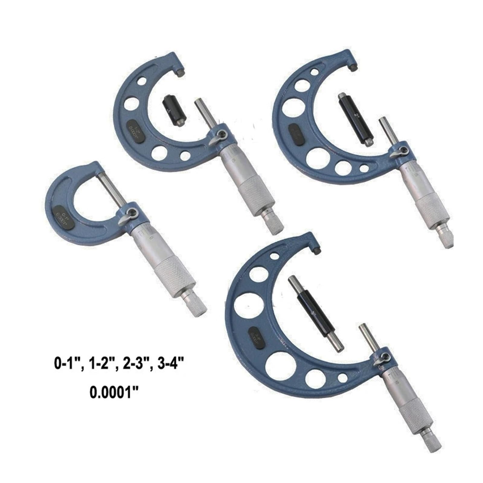 Set micrometro Esterno 0-4".