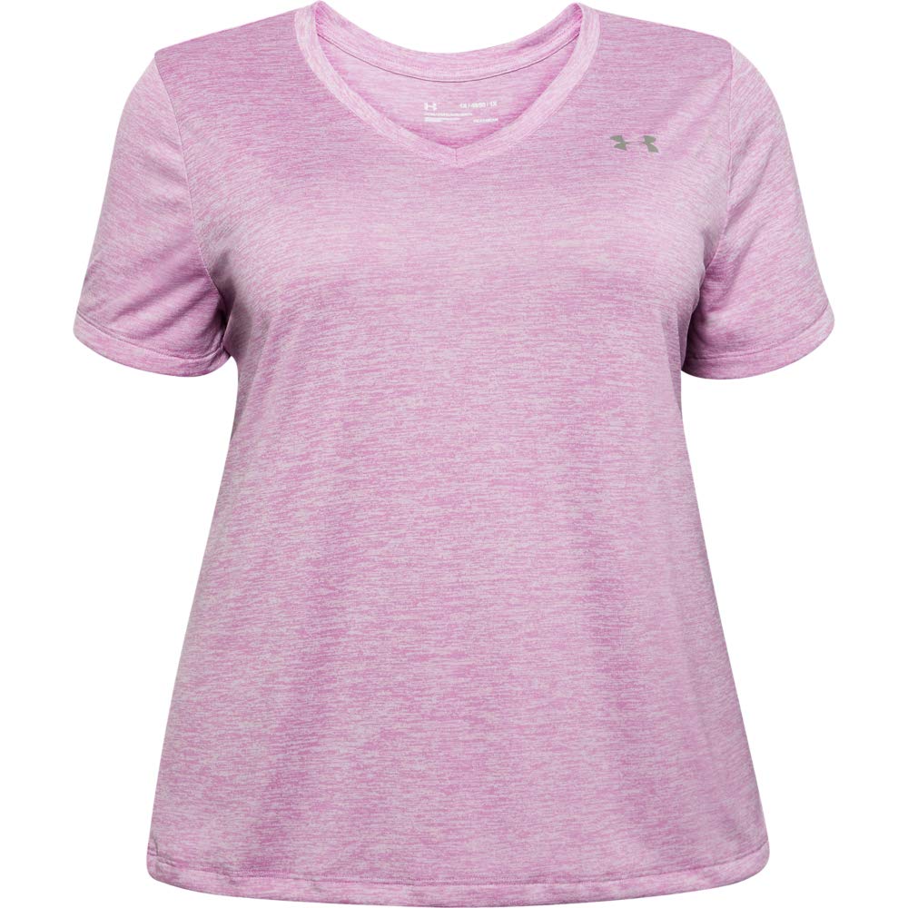 Under Armour Women's UA Tech™ Twist V-Neck Short Sleeve Tech SSV- Twist Mujer (Pack de 1) — view 146