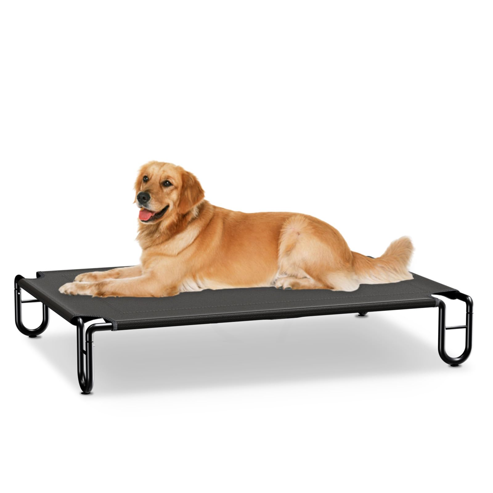 KORIMEFA Brandina per Cani Lettino Rialzato per Cani Grande Cuccia Cane Interno Esterno Brandina Cane Taglia Grande Lettino Rinfrescante per Animali Domestici, 110x76cm (M)